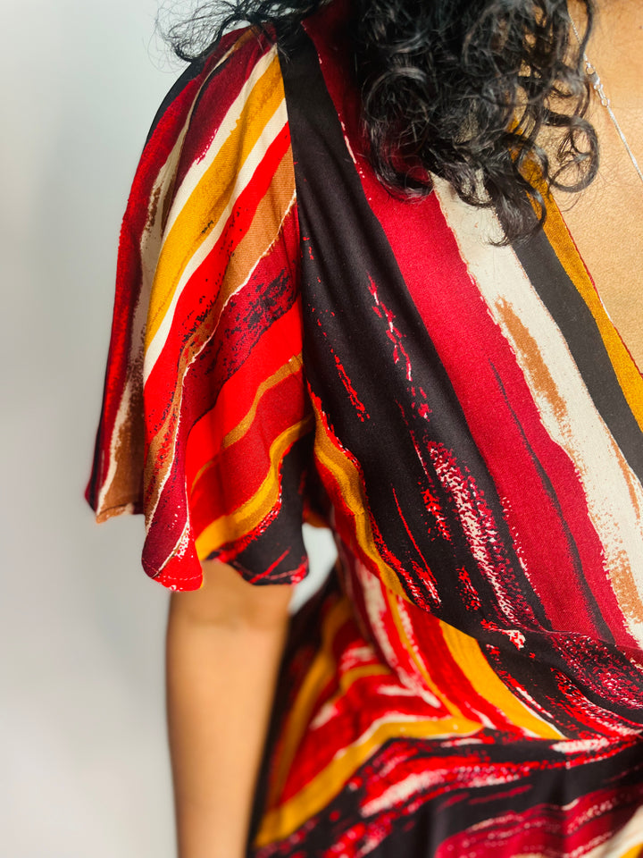 Olivia's Multi Print Mini Dress - Moody Fitzs Boutique