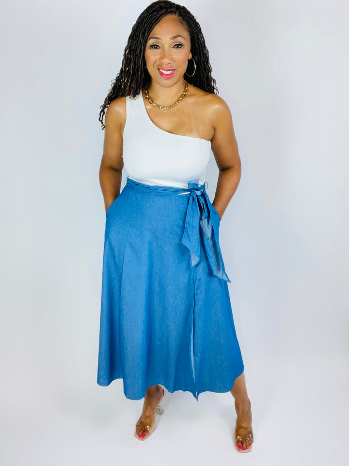 Adina Off The Shoulder Maxi Dress - Moody Fitzs Boutique