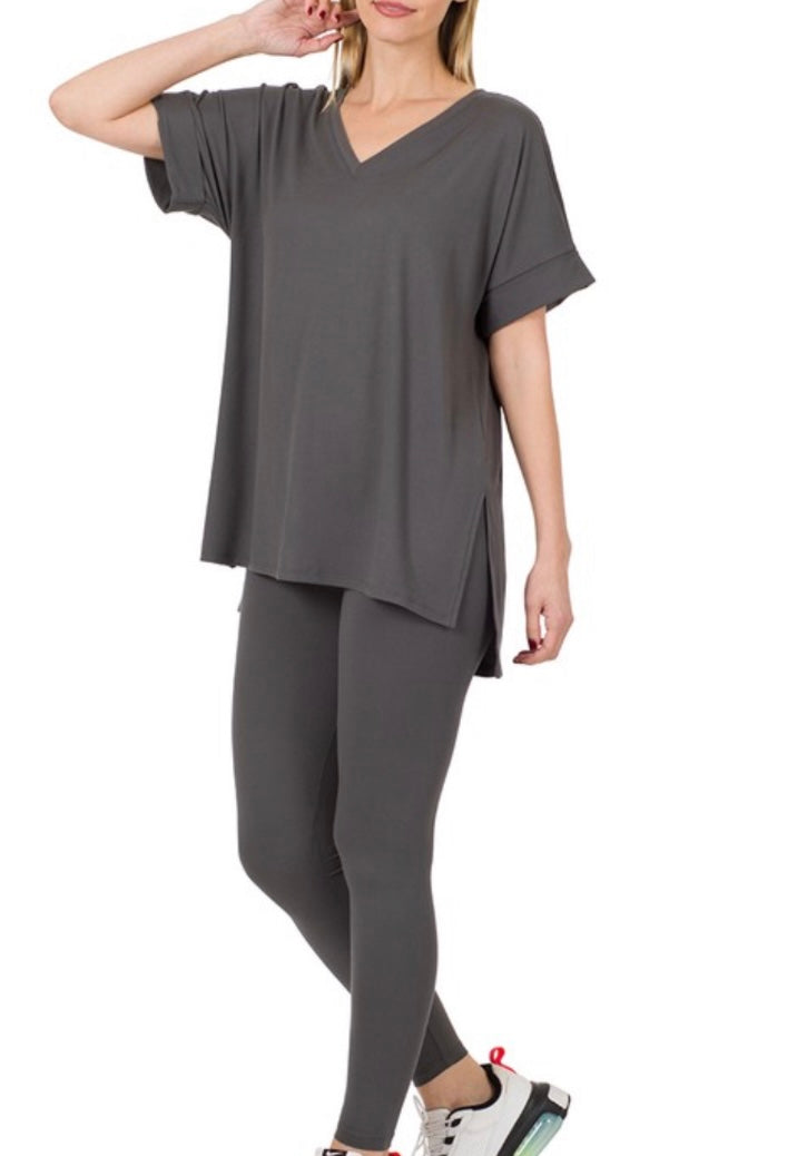 Premium Microfiber Legging Set - Moody Fitzs Boutique