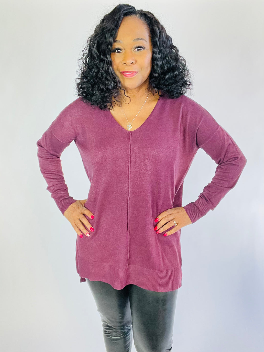 Plush Oversized Hi Low Hem Sweater - Moody Fitzs Boutique