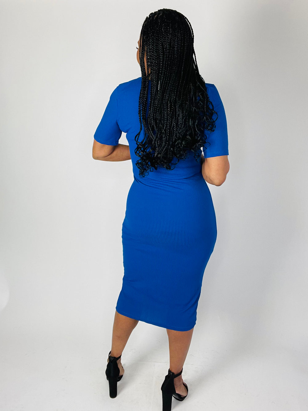 Not So Basic Ribbed Midi Dress - Moody Fitzs Boutique
