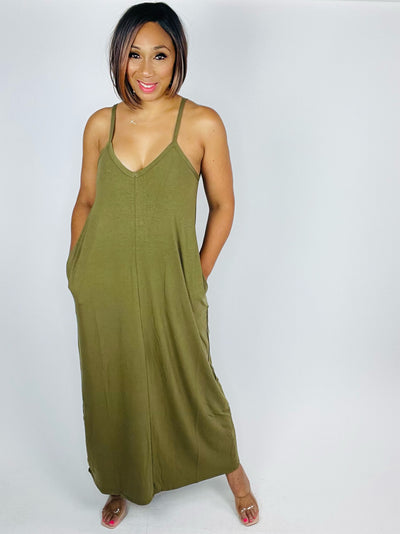 Easy Flow Casual Loose Maxi Dress - Moody Fitzs Boutique