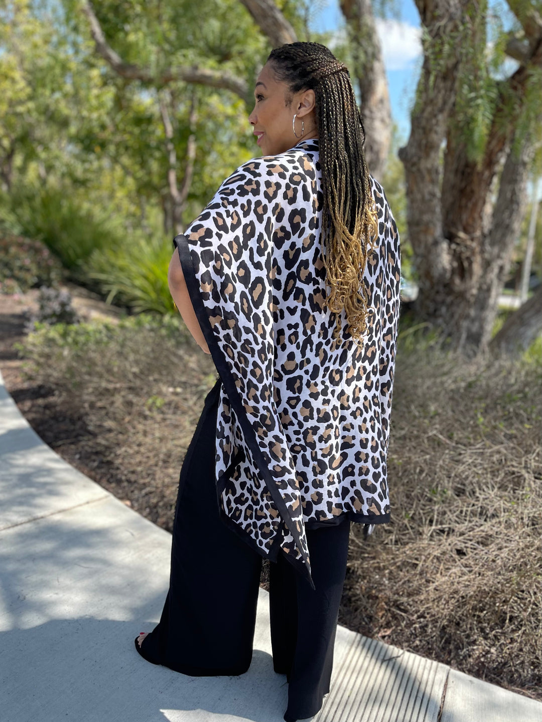 Luxe Animal Print Kimono