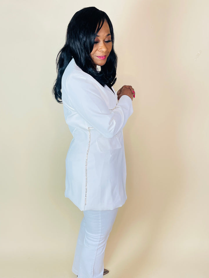 Just a Touch Of Sparkle Blazer - Moody Fitzs Boutique