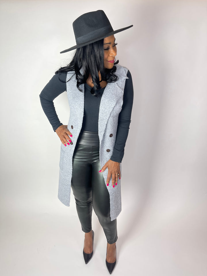 Miracle Long Cardigan Vest - Moody Fitzs Boutique