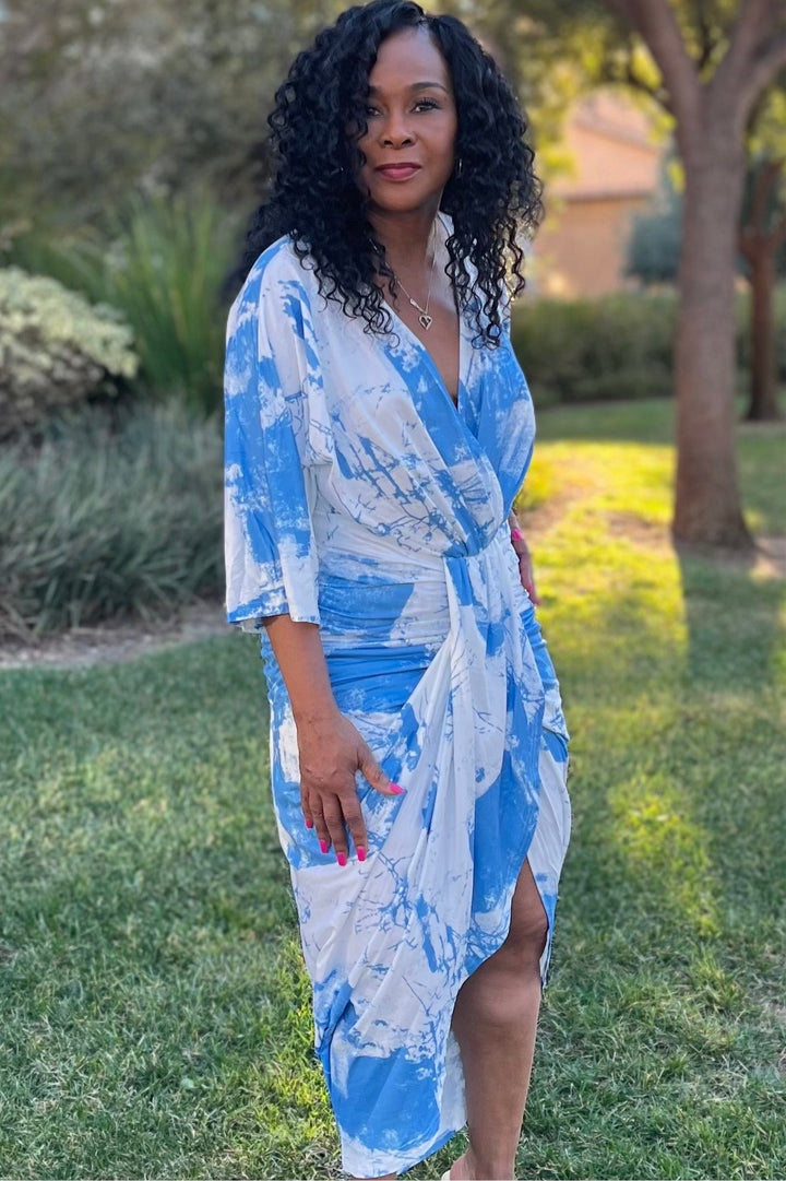 The Cloud Ruched BodyCon Dress - Moody Fitzs Boutique