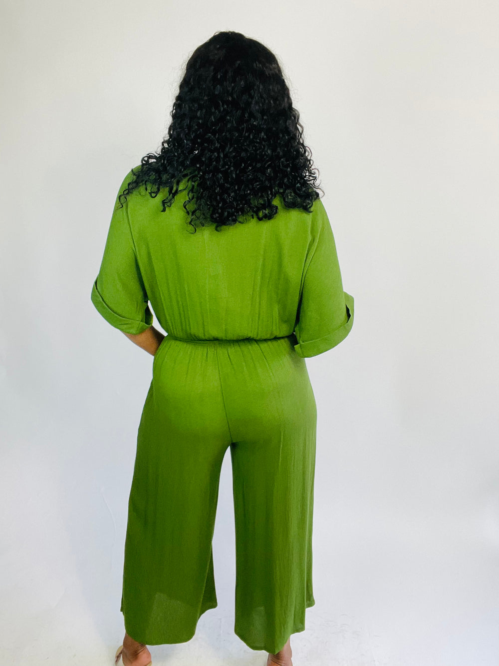 Lola Jumpsuit - Green - Moody Fitzs Boutique