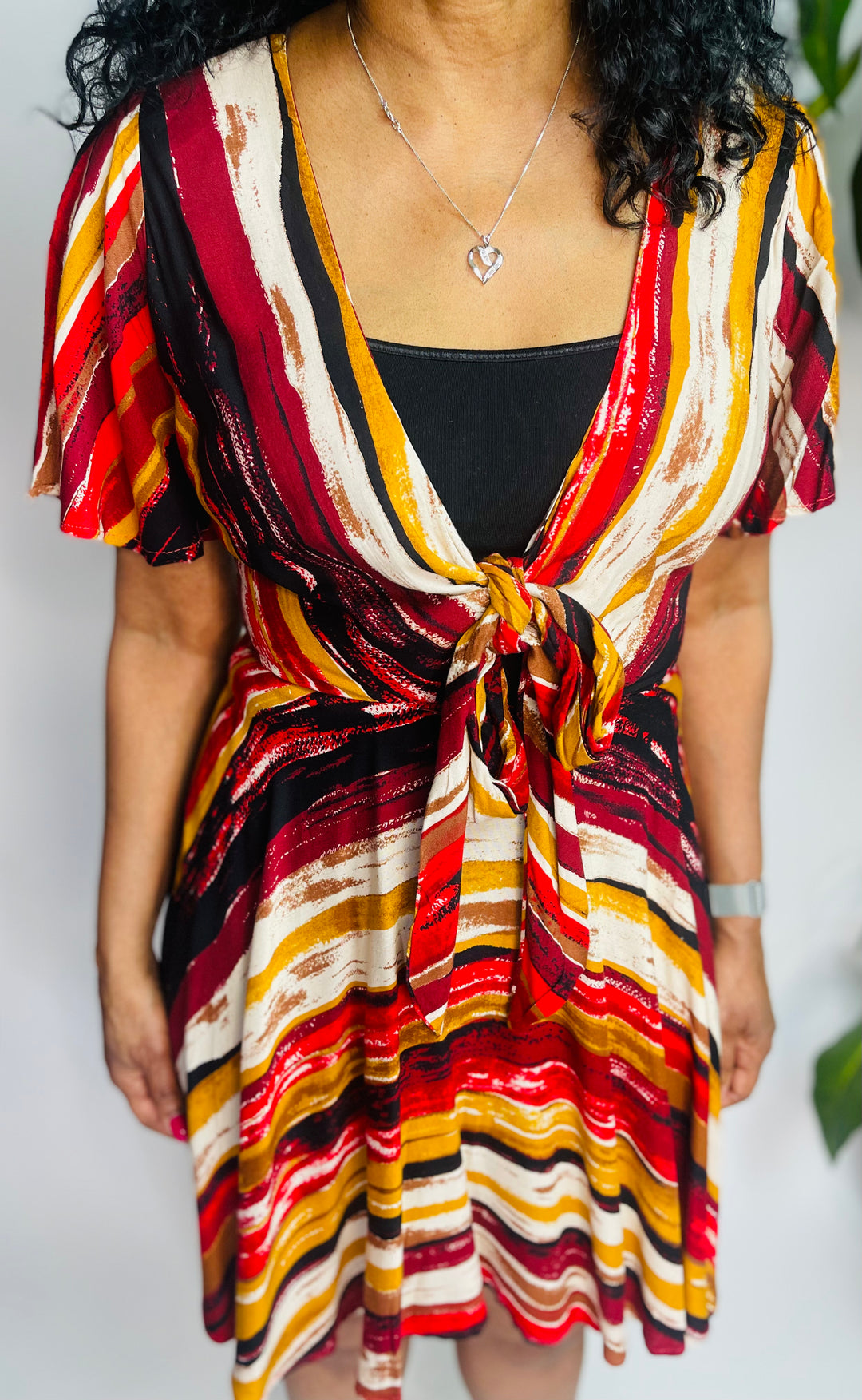 Olivia's Multi Print Mini Dress - Moody Fitzs Boutique