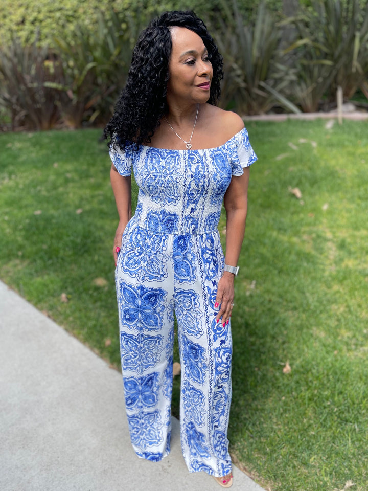Crystal Multi Print Jumpsuit