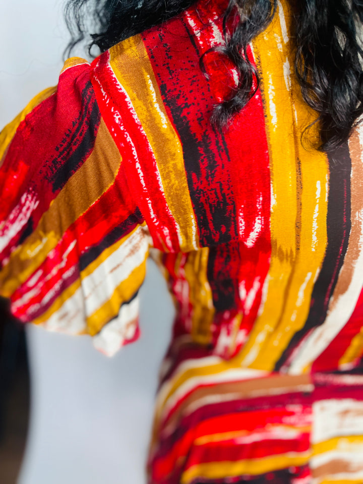 Olivia's Multi Print Mini Dress - Moody Fitzs Boutique